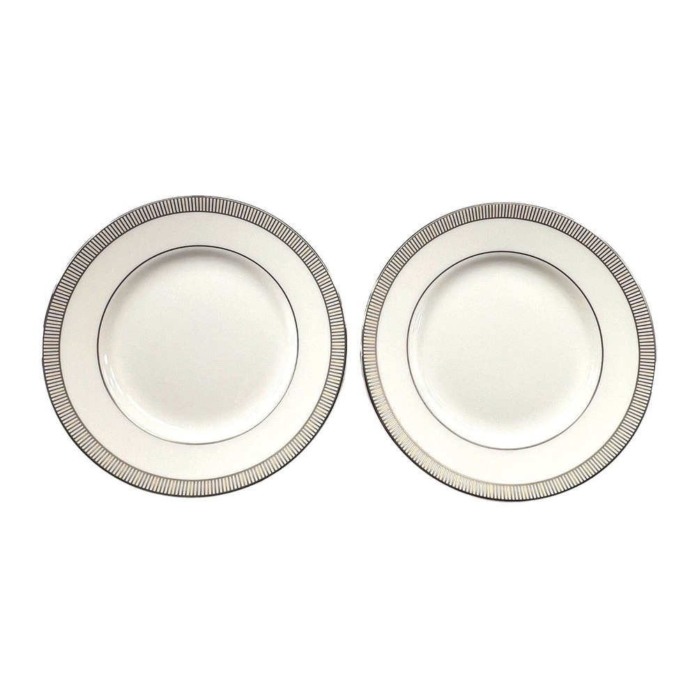 Wedgwood Proposal Bread Plates Bone China 6" Set Of 2 Discontinued 2003 - 2005